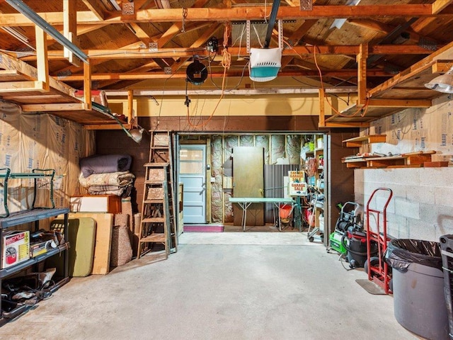 1474 Shamineau Dr, Motley, MN 56466 - garage featuring a garage door opener