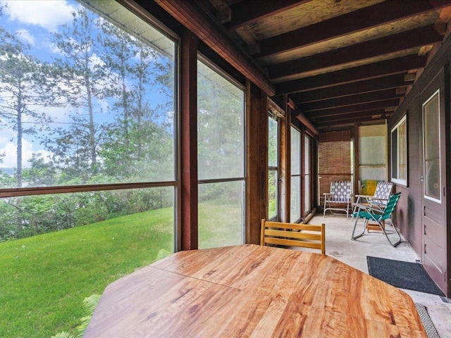 1474 Shamineau Dr, Motley, MN 56466 - view of unfurnished sunroom