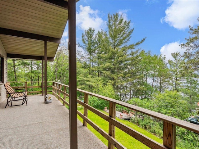 1474 Shamineau Dr, Motley, MN 56466 - view of balcony