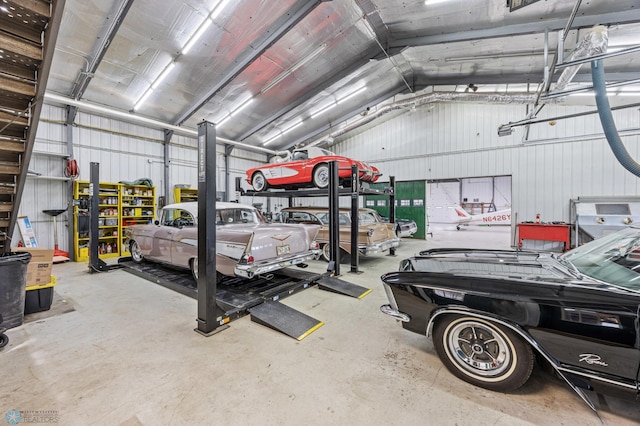 18000 10th St SW, Hawley, MN 56549 - garage with metal wall