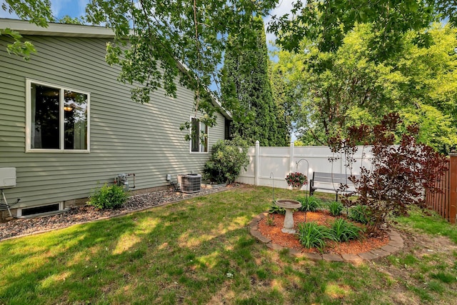 1506 6th Ave N, Sartell, MN 56377 - view of yard featuring central AC unit