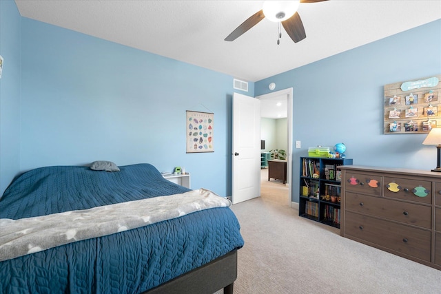 11444 Creekside Ct, Rogers, MN 55311 - bedroom featuring carpet flooring and ceiling fan