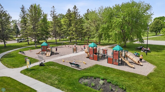 1311 Joseph St, Hawley, MN 56549 - community jungle gym featuring a lawn