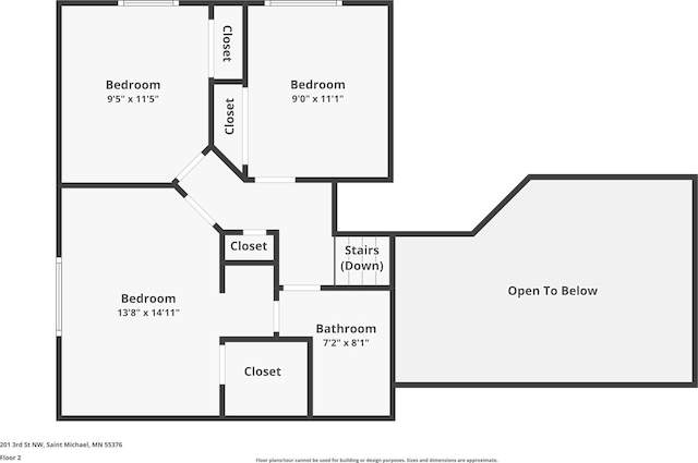 201 3rd St NW, Saint Michael, MN 55376 - view of home floor plan
