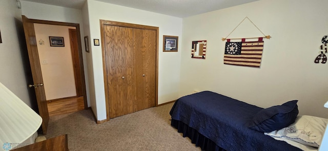 4708 21st St N, Moorhead, MN 56560 - bedroom with carpet floors and a closet