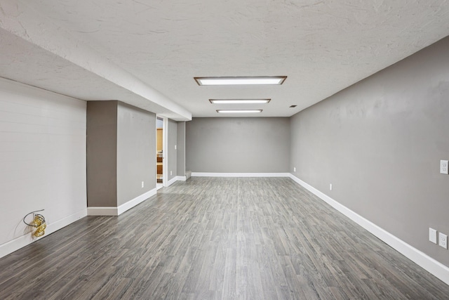 1985 Mabel Ct, Chaska, MN 55318 - finished basement featuring wood finished floors and a textured ceiling