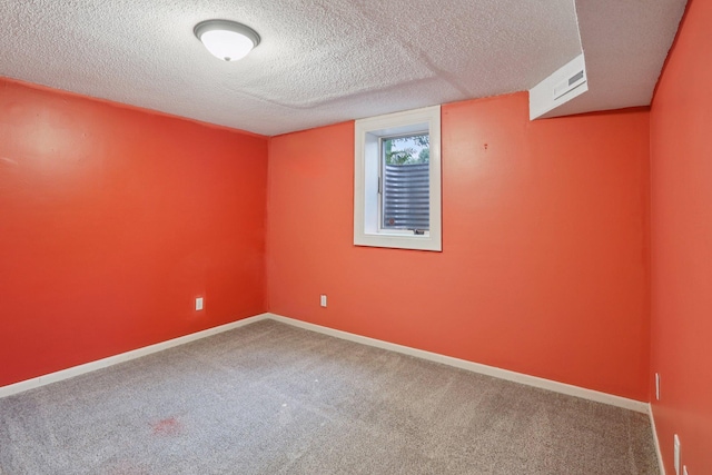 1985 Mabel Ct, Chaska, MN 55318 - carpeted empty room with a textured ceiling and baseboards