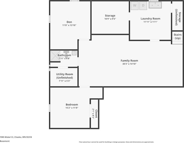 1985 Mabel Ct, Chaska, MN 55318 - view of room layout