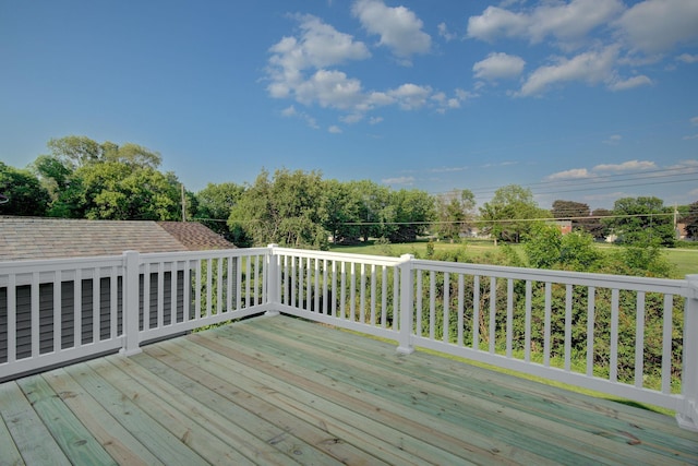 1414 5th Ave SW, Rochester, MN 55902 - deck with view of wooded area