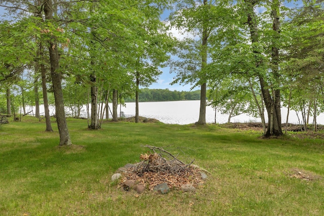 3566 State Highway 210, Baxter, MN 56425 - view of green lawn with a water view