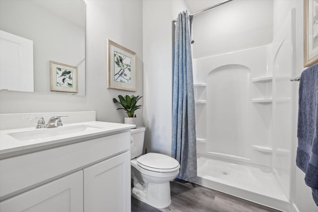 151 Snowdrop Trl, Waconia, MN 55387 - full bath with wood finished floors, vanity, and a shower with shower curtain