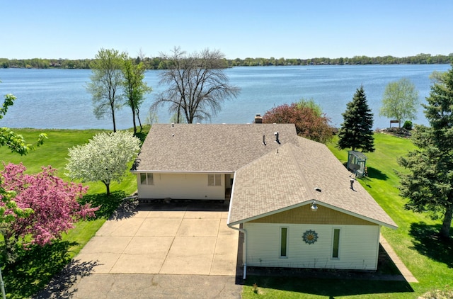 5225 217th St N, Forest Lake, MN 55025 - aerial view of property and surrounding area with a large body of water