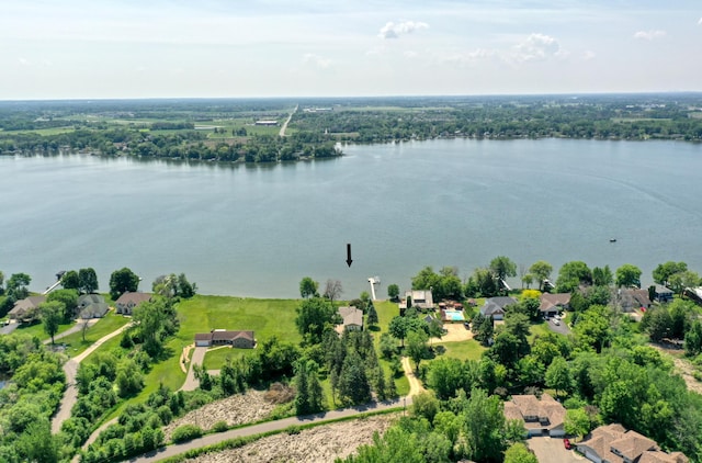 5225 217th St N, Forest Lake, MN 55025 - aerial view of residential area featuring a nearby body of water