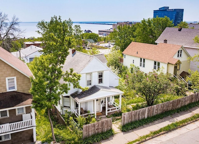 714 5th St, Duluth, MN 55805 - drone / aerial view of a large body of water