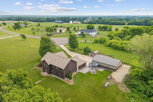 26722 Rabbit Trl, Stanford Twp, MN 55398 - overview of rural landscape featuring a tree filled landscape