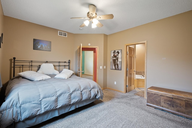 26722 Rabbit Trl, Stanford Twp, MN 55398 - bedroom featuring carpet, ceiling fan, and connected bathroom