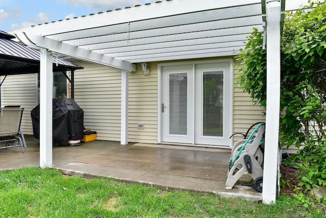 705 14th St, Wabasha, MN 55981 - view of patio with a pergola and grilling area