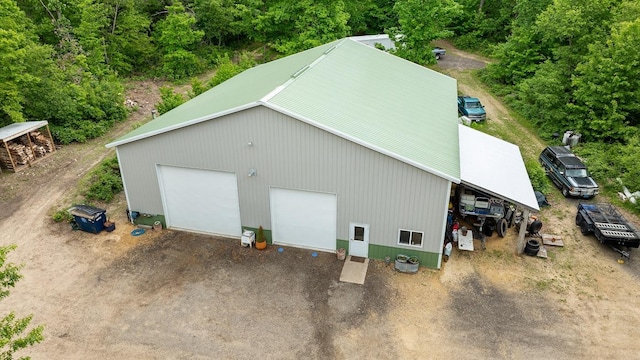N1024 385th St, Maiden Rock, WI 54750 - view from above of property with a heavily wooded area