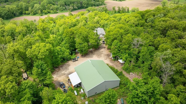 N1024 385th St, Maiden Rock, WI 54750 - drone / aerial view of a forest