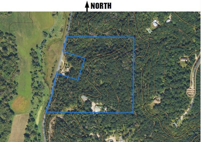 N1024 385th St, Maiden Rock, WI 54750 - aerial view of property's location