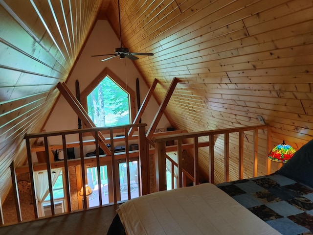 76683 Long Lake Rd, Kettle River Twp, MN 55795 - bedroom with vaulted ceiling