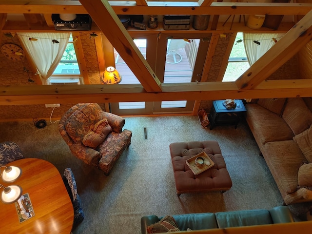 76683 Long Lake Rd, Kettle River Twp, MN 55795 - view of carpeted living room