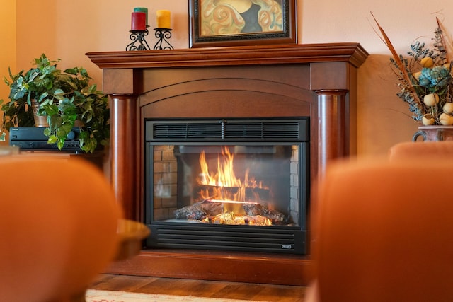2146 84th Ave, Osceola, WI 54020 - detailed view of a glass covered fireplace
