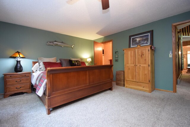 27625 Clear Sky Rd, Jackson Twp, WI 54893 - bedroom featuring carpet and a ceiling fan