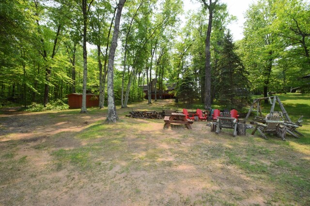 27625 Clear Sky Rd, Jackson Twp, WI 54893 - view of yard