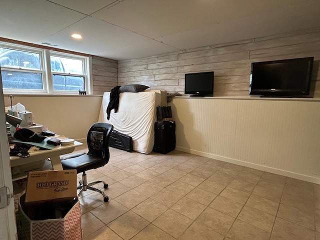 140 Northern Ave NW, Blackduck, MN 56630 - office space featuring wood walls and light tile patterned floors