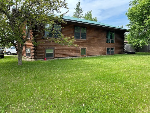 140 Northern Ave NW, Blackduck, MN 56630 - view of side of home with log exterior