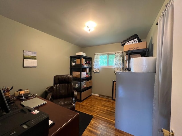 312 1st St NE, Sebeka, MN 56477 - office space featuring wood finished floors