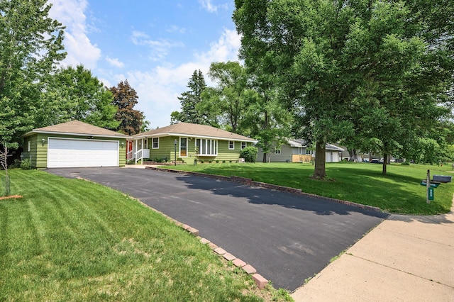 800 82nd Ave N, Brooklyn Park, MN 55444 - single story home featuring a front lawn and a garage
