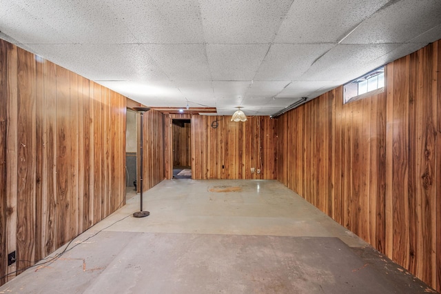 800 82nd Ave N, Brooklyn Park, MN 55444 - basement with wood walls