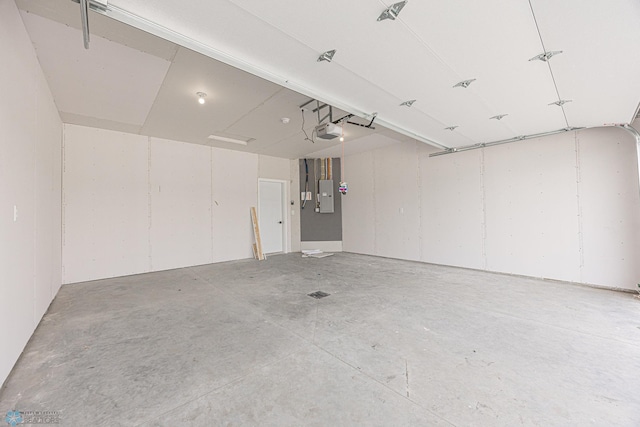 6614 68th St S, Horace, ND 58047 - garage with a garage door opener and electric panel