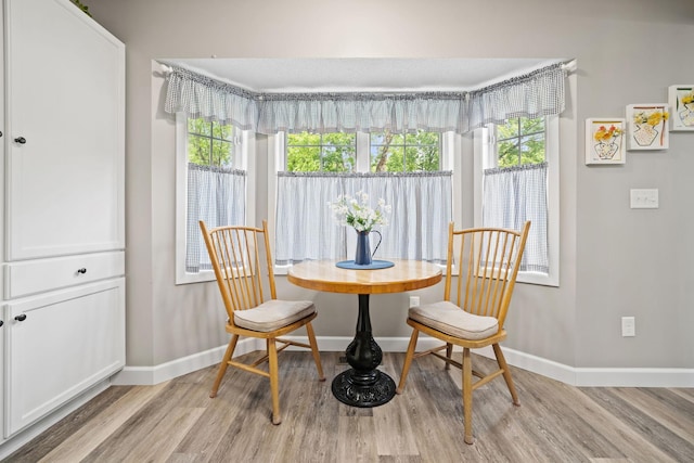 4345 Merrimac Ln N Unit 7, Plymouth, MN 55446 - dining room featuring light wood-type flooring and baseboards