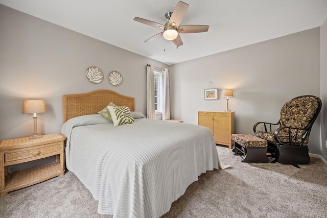4345 Merrimac Ln N Unit 7, Plymouth, MN 55446 - carpeted bedroom featuring a ceiling fan