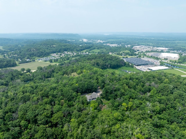 3250 Wild Turkey Ln, Red Wing, MN 55066 - aerial view of a heavily wooded area