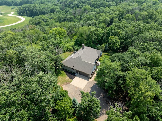 3250 Wild Turkey Ln, Red Wing, MN 55066 - aerial view of a heavily wooded area
