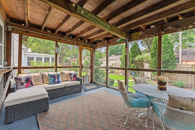 5718 13th Ave S, Minneapolis, MN 55417 - sunroom / solarium with an outdoor living space