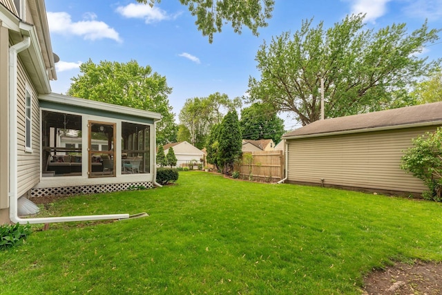 5718 13th Ave S, Minneapolis, MN 55417 - view of yard with a sunroom
