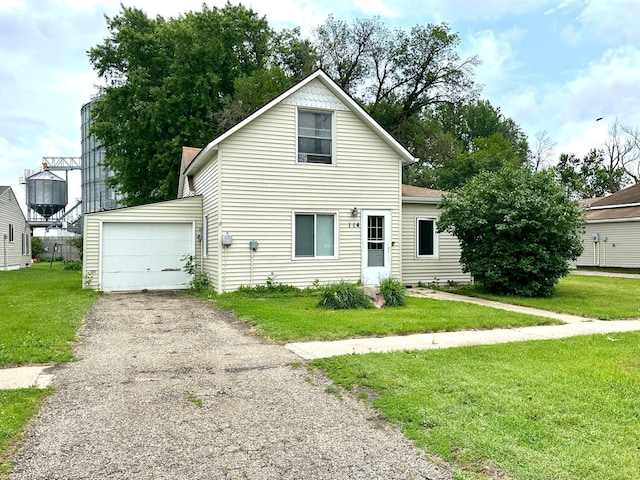 114 Thompson Ave, Rushmore, MN 56168 - traditional home featuring a front lawn and driveway