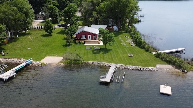 13150 Maple Circle Dr SE, Hudson Twp, MN 56334 - view from above of property featuring a large body of water