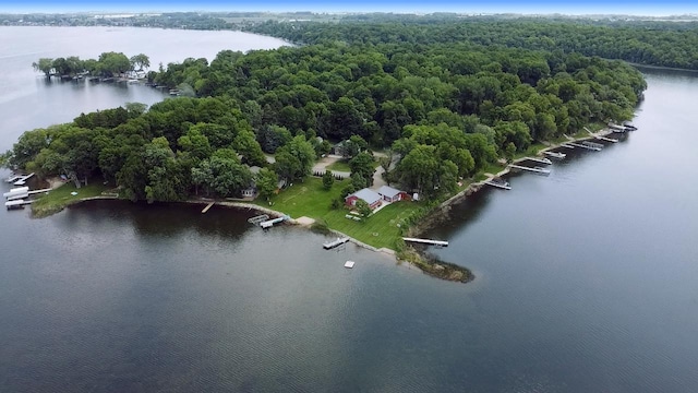 13150 Maple Circle Dr SE, Hudson Twp, MN 56334 - bird's eye view of a large body of water and a heavily wooded area