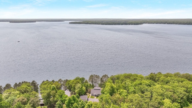 10787 Reynolds Rd, Round Lake Twp, WI 54843 - bird's eye view of a nearby body of water