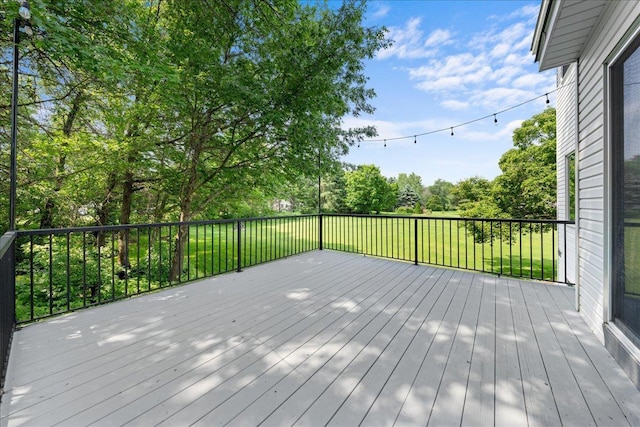 1848 141st Ln NE, Ham Lake, MN 55304 - view of wooden deck