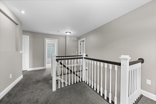 1848 141st Ln NE, Ham Lake, MN 55304 - hallway featuring an upstairs landing and carpet flooring