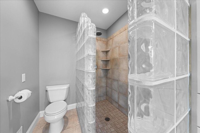 1848 141st Ln NE, Ham Lake, MN 55304 - full bath with a tile shower and toilet
