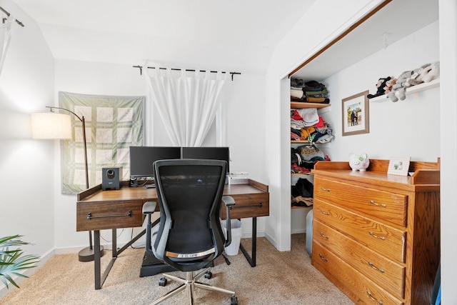 1714 5th St NE, Minneapolis, MN 55413 - home office featuring carpet and baseboards