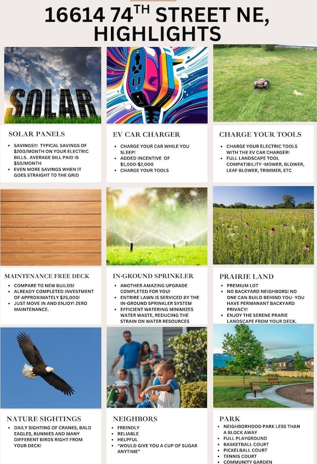 16614 74th St NE, Otsego, MN 55330 - view of marketing collateral with multiple images